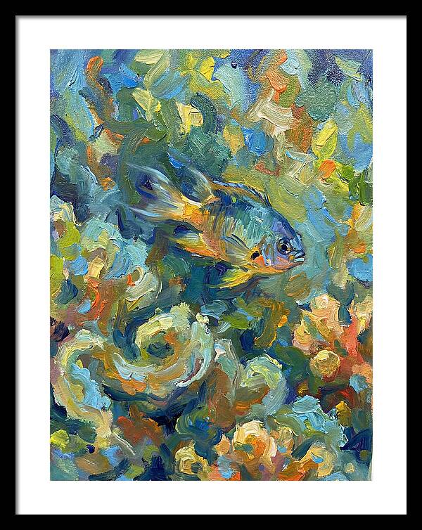 Damselfish Among Vibrant Corals