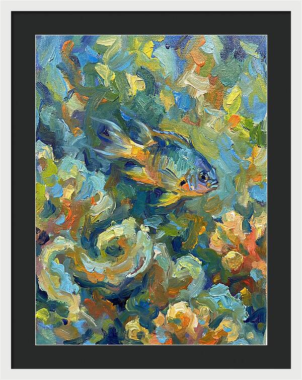 Damselfish Among Vibrant Corals