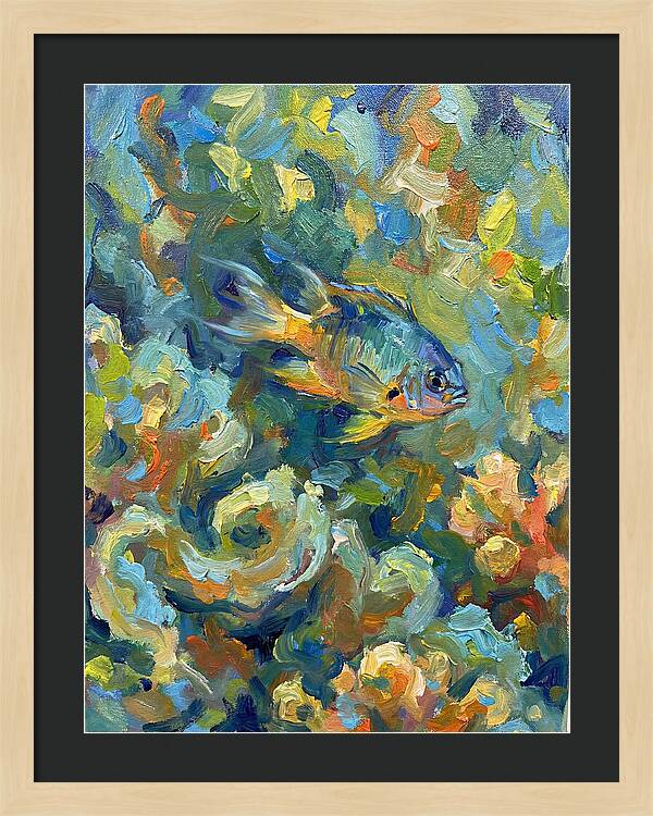 Damselfish Among Vibrant Corals