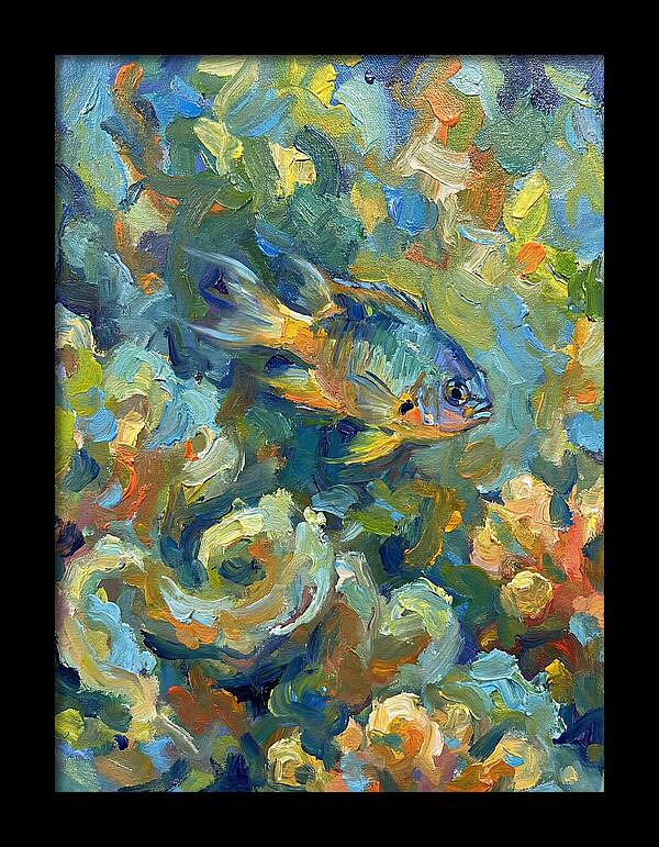 Damselfish Among Vibrant Corals
