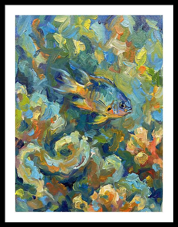 Damselfish Among Vibrant Corals
