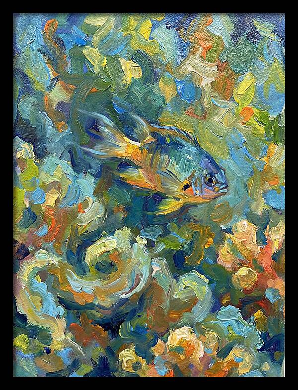 Damselfish Among Vibrant Corals