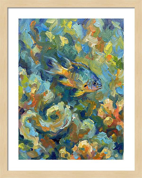 Damselfish Among Vibrant Corals