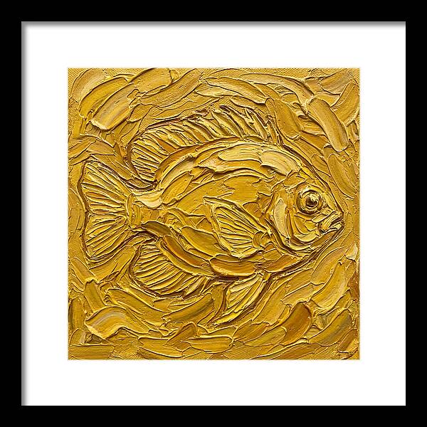 Damselfish In Golden Waves