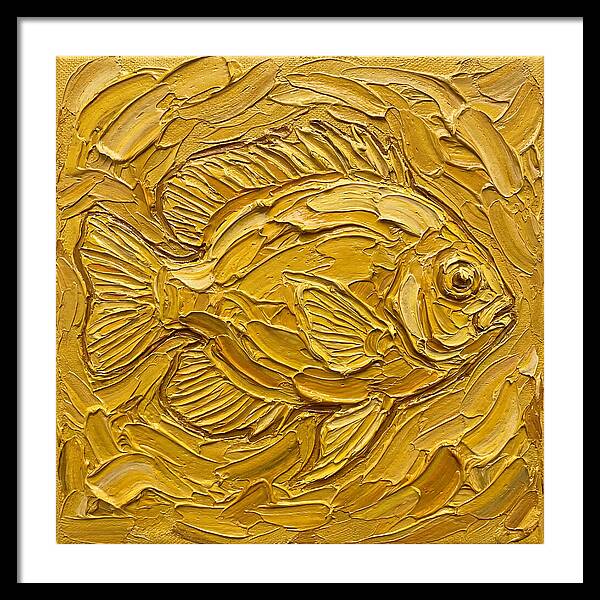 Damselfish In Golden Waves