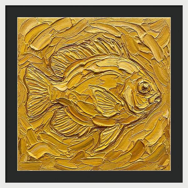 Damselfish In Golden Waves