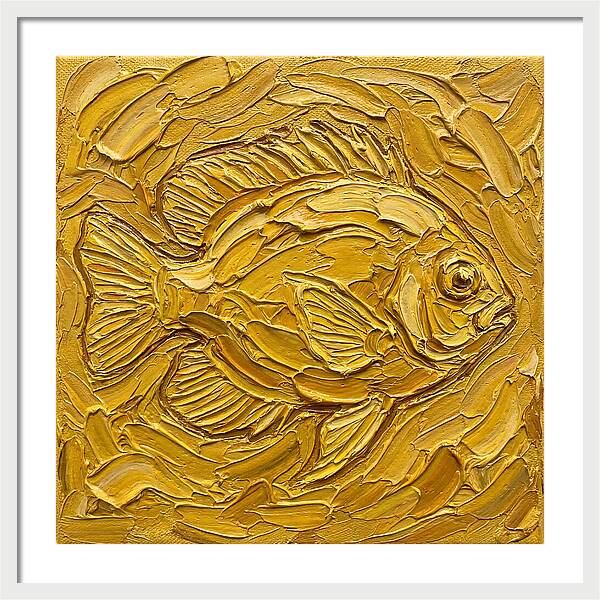 Damselfish In Golden Waves