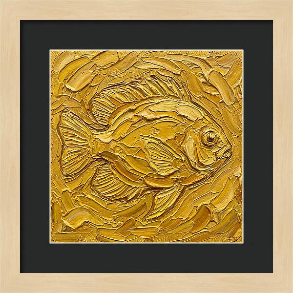 Damselfish In Golden Waves
