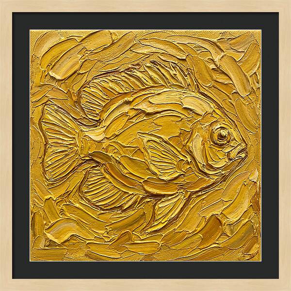 Damselfish In Golden Waves