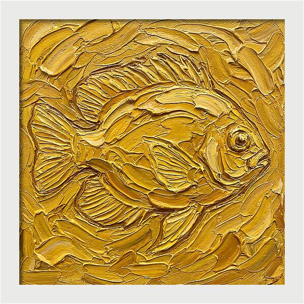Damselfish In Golden Waves