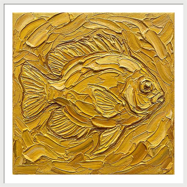 Damselfish In Golden Waves