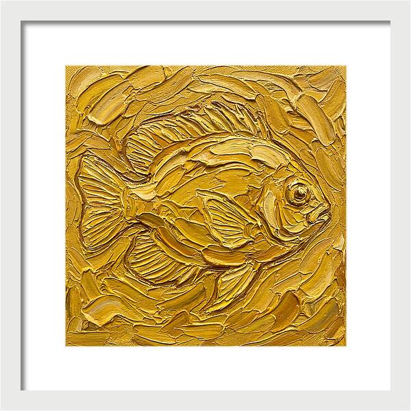 Damselfish In Golden Waves