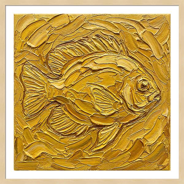 Damselfish In Golden Waves