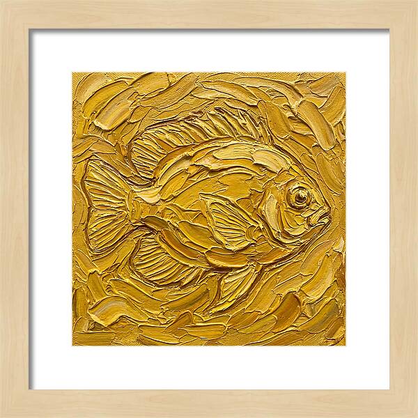 Damselfish In Golden Waves