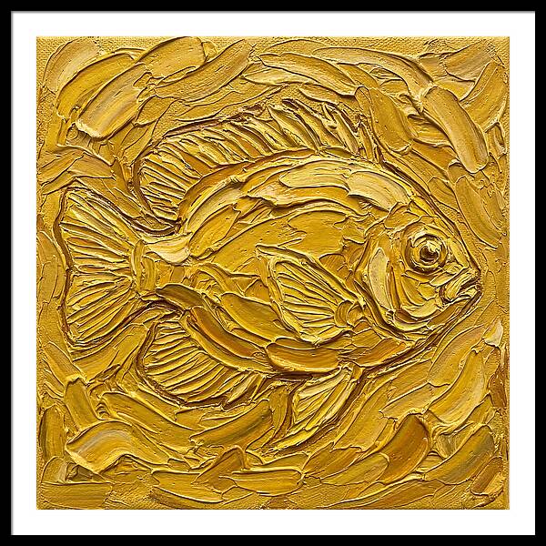 Damselfish In Golden Waves
