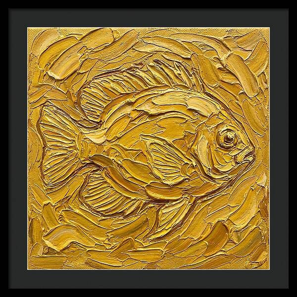 Damselfish In Golden Waves