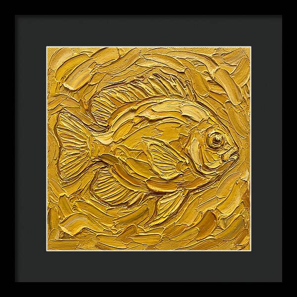 Damselfish In Golden Waves