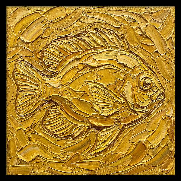 Damselfish In Golden Waves