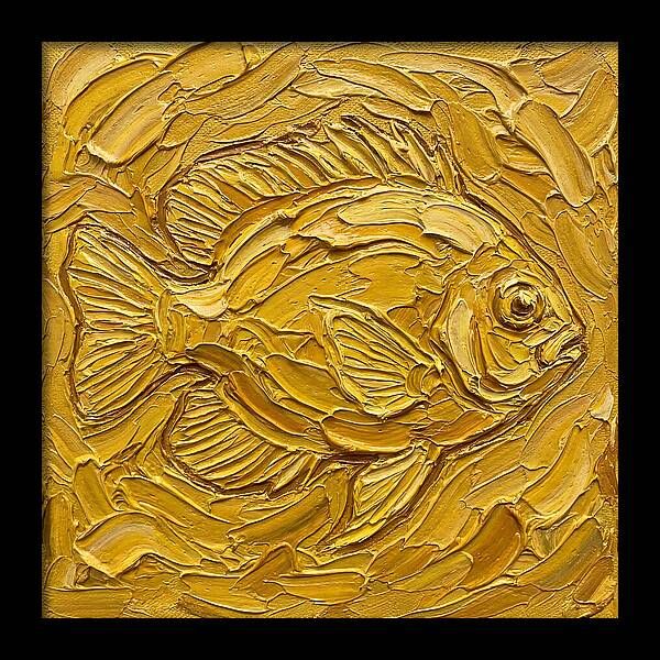Damselfish In Golden Waves