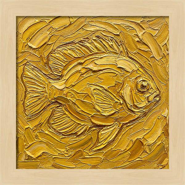 Damselfish In Golden Waves