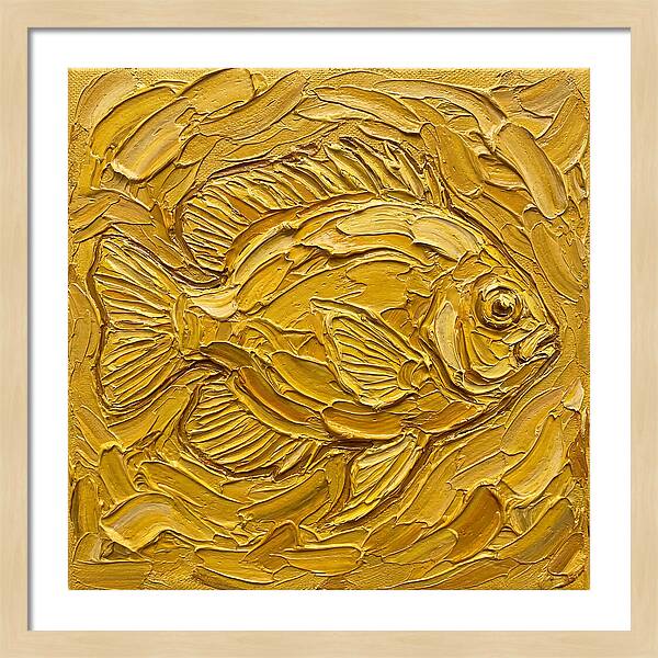 Damselfish In Golden Waves