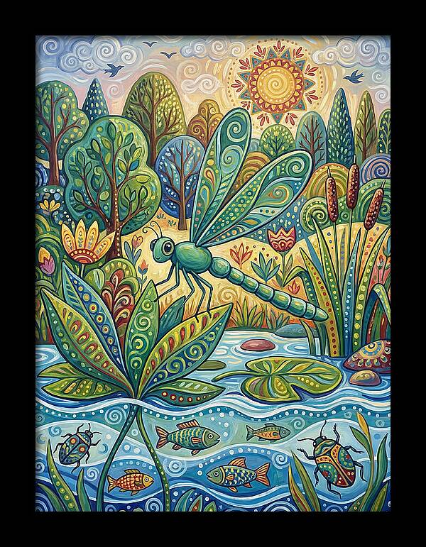 Damselfly Dance In Nature