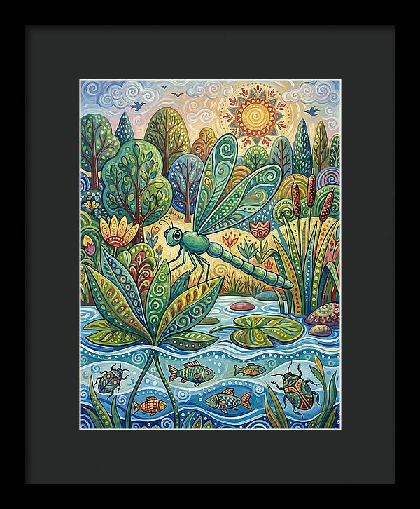 Damselfly Dance In Nature