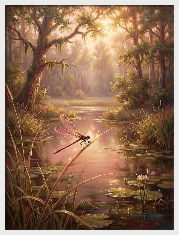 Damselfly In Nature