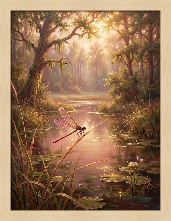 Damselfly In Nature