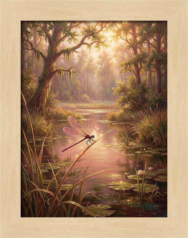 Damselfly In Nature