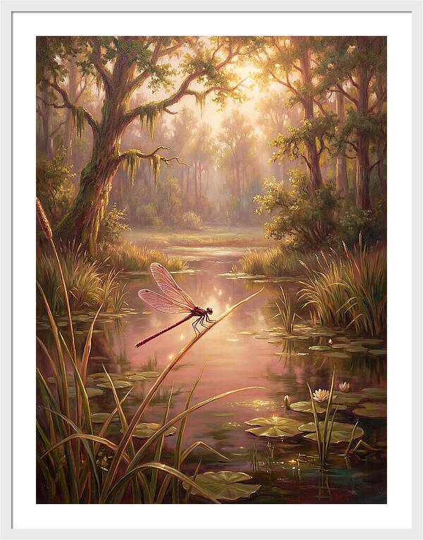 Damselfly In Nature
