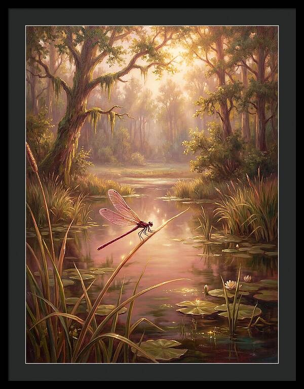 Damselfly In Nature