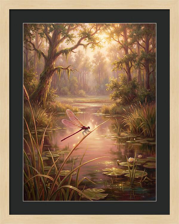 Damselfly In Nature