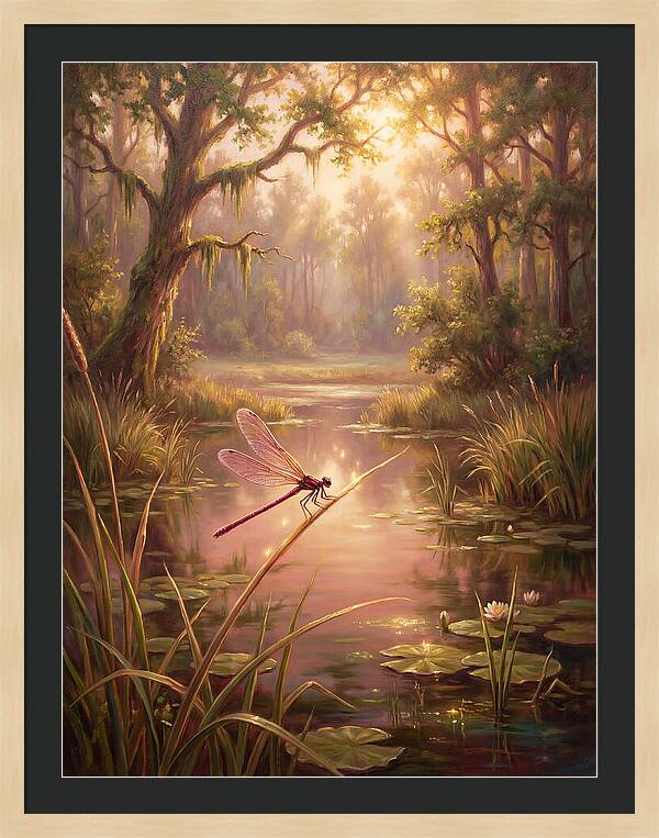 Damselfly In Nature