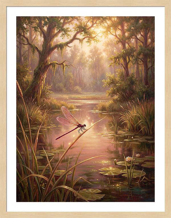 Damselfly In Nature