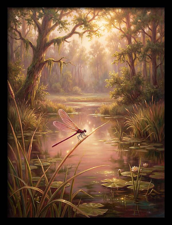 Damselfly In Nature