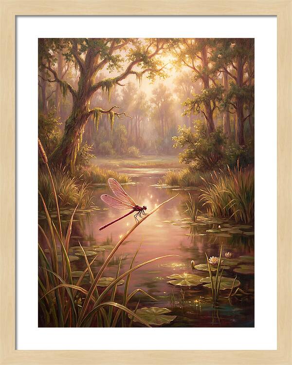 Damselfly In Nature