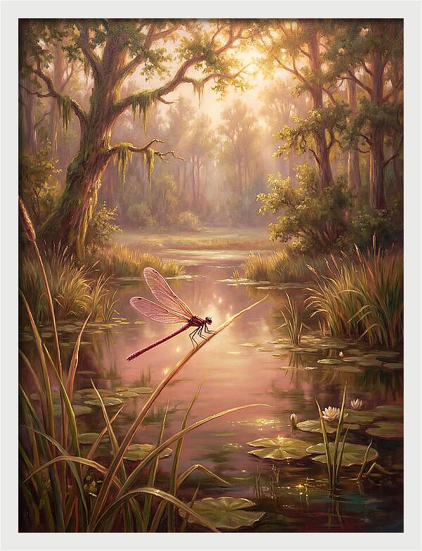 Damselfly In Nature