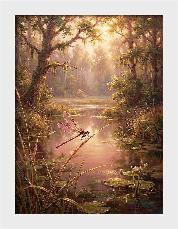 Damselfly In Nature