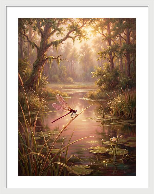 Damselfly In Nature