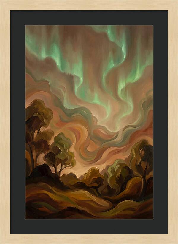 Dancing Aurora Borealis