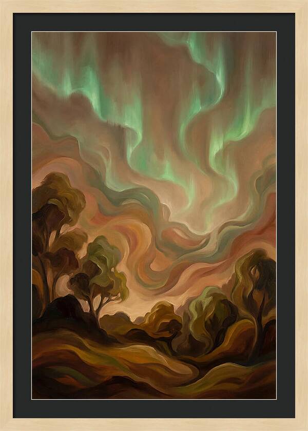 Dancing Aurora Borealis