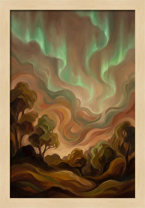 Dancing Aurora Borealis
