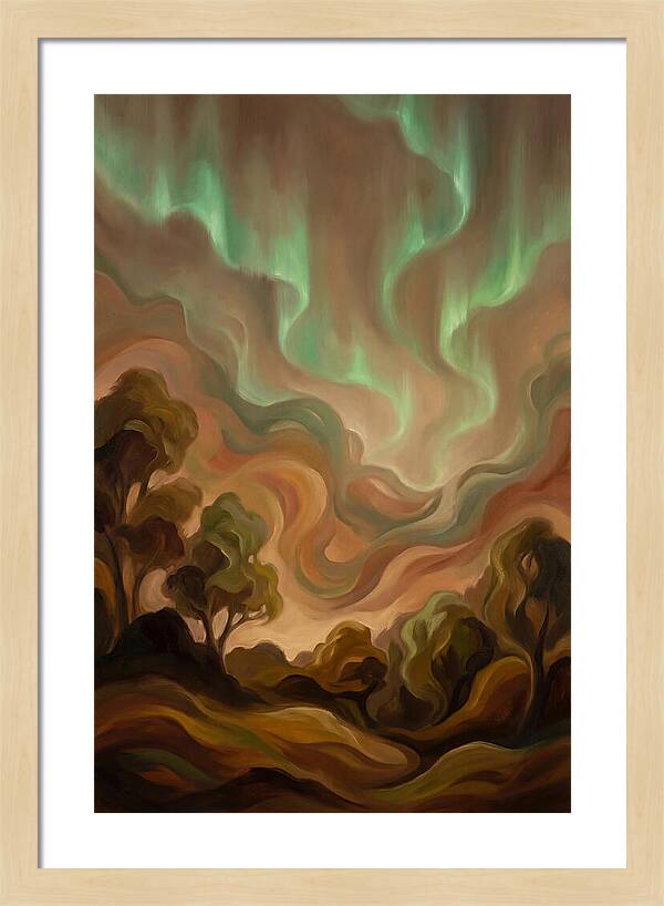 Dancing Aurora Borealis