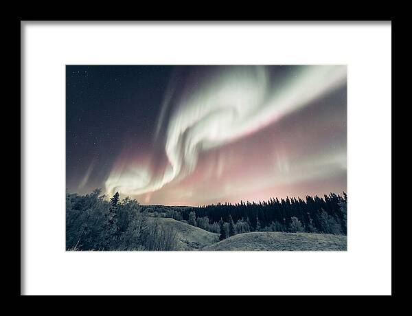 Dancing Lights Above Alaskan Wilderness