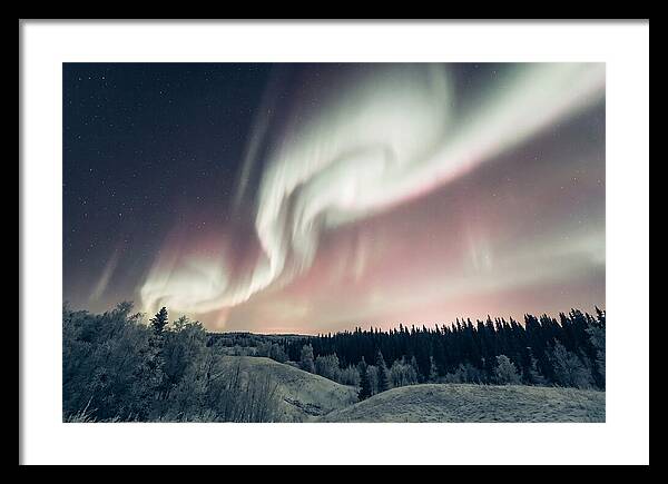 Dancing Lights Above Alaskan Wilderness