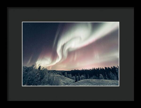Dancing Lights Above Alaskan Wilderness