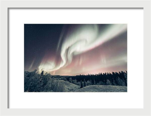Dancing Lights Above Alaskan Wilderness