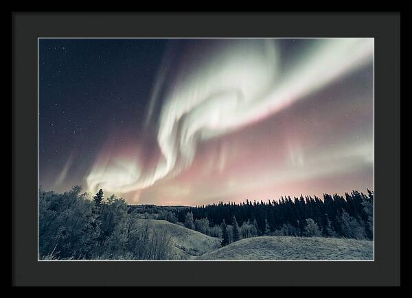 Dancing Lights Above Alaskan Wilderness