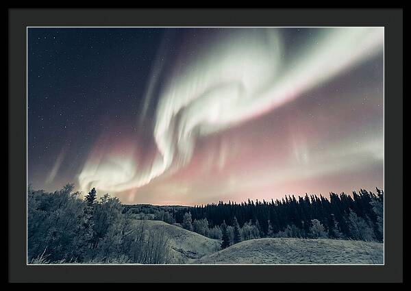 Dancing Lights Above Alaskan Wilderness